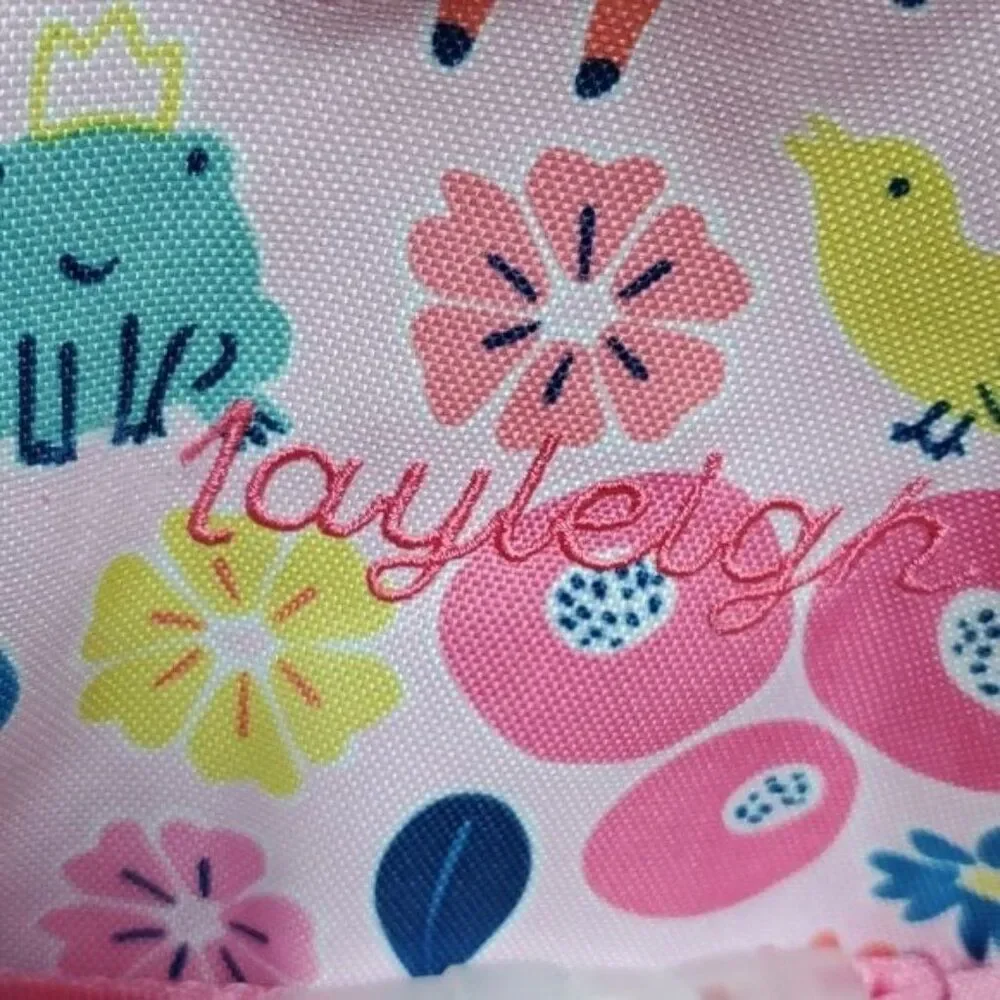 Pottery Barn Kids Backpack Mackenzie Pink Sasha's Garden Pink Girls Youth Floral